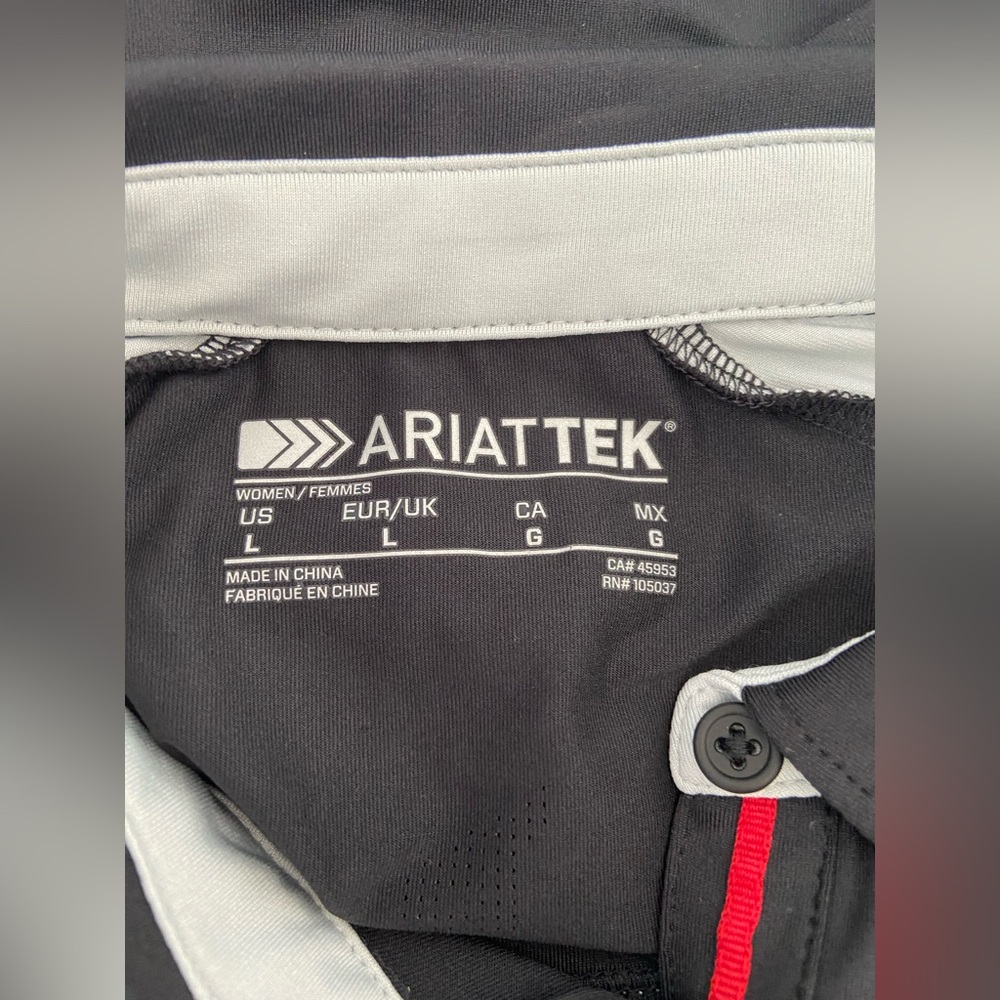 Ariat Shirt Tek Team 3.0 SS Polo Top NWT - Picture 4 of 7